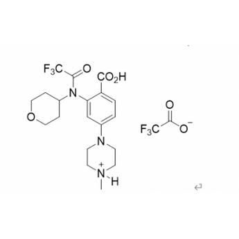 4-(4-methylpiperazine-1-yl)-2-[(tetrahydropyran-4-yl)(2,2,2-trifluoroacetyl) amino] teflon acetate