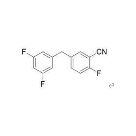 5-(3,5-difluorobenzyl)-2-fluorobenzonitrile