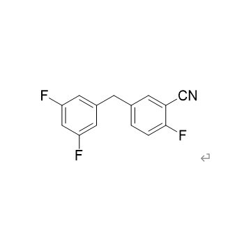 5-(3,5-difluorobenzyl)-2-fluorobenzonitrile