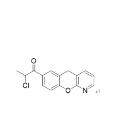 7-(2-chloropropyl)-5 h-[1]- benzopyran [2,3- b] pyridine