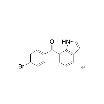 7-(4-bromobenzoyl) indole