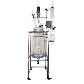 High Quality Lab use 10L Continuous Stirring Tank Glass Reactor