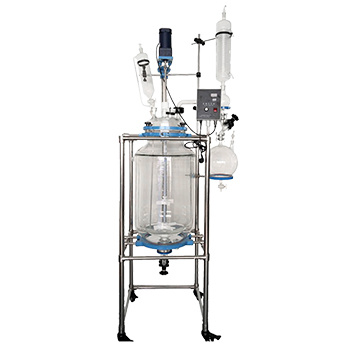High Quality Lab use 10L Continuous Stirring Tank Glass Reactor
