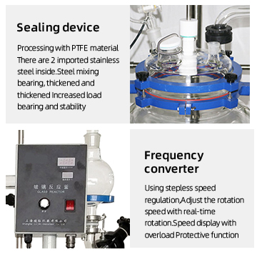 Shanghai Linbel 10L Pharmaceutical And Chemical Vacuum Mini Jacketed Glass Reactor  