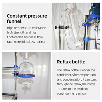 Lab High Pressure 5L Bioreactor Chemical Glass Reactor  