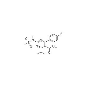 Methyl 4-(4-fluorophenyl)-6-isopropyl-2-[(N-methyl-N-methylsulfonyl)amino]pyrimidine-5-carboxylate c