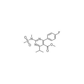 Methyl 4-(4-fluorophenyl)-6-isopropyl-2-[(N-methyl-N-methylsulfonyl)amino]pyrimidine-5-carboxylate c