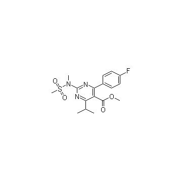 Methyl 4-(4-fluorophenyl)-6-isopropyl-2-[(N-methyl-N-methylsulfonyl)amino]pyrimidine-5-carboxylate c