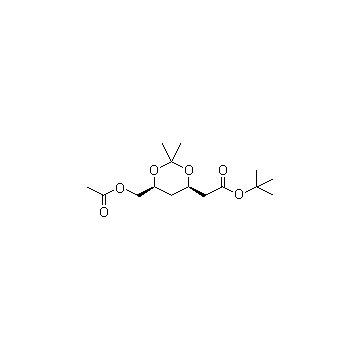 tert-Butyl (4R-cis)-6-[(acetyloxy)methyl]-2,2-dimethyl-1,3-dioxane-4-acetate chiral intermediates