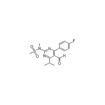 4-(4-Fluorophenyl)-6-isopropyl-2-[(N-methyl-N-methylsulfonyl)amino]pyrimidinyl-5-yl-formyl chiral in