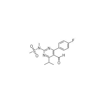 4-(4-Fluorophenyl)-6-isopropyl-2-[(N-methyl-N-methylsulfonyl)amino]pyrimidinyl-5-yl-formyl chiral in