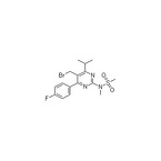 5-(Bromomethyl)-4-(4-fluorophenyl)-6-isopropyl-2-[methyl(methylsulfonyl)amino]pyrimidine chiral inte