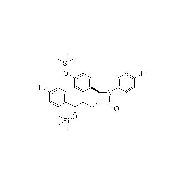 (3R,4S)-1-(4-Fluorophenyl)-3-((S)-3-(4-fluorophenyl-3-(trimethylsilyloxy)propyl)-4-(4-(trimethylsily