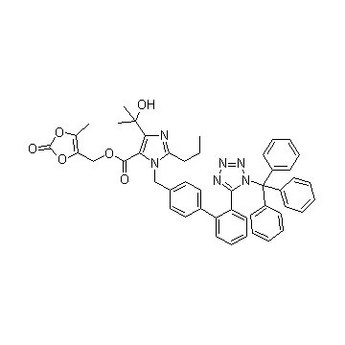 Trityl olmesartan intermediates