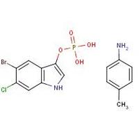 5-Bromo-6-chloro-3-indolyl phosphate p-toluidine salt