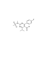 4-(4-Fluorophenyl)-6-isopropyl-2-[(N-methyl-N-methylsulfonyl)amino]pyrimidinyl-5-yl-formyl other act