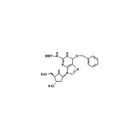 9H-Purin-2-amine,N-[(4-methoxyphenyl)diphenylmethyl]-9-[(1S,3R,4S)-2-methylene-4-(phenylmethoxy)-3-[