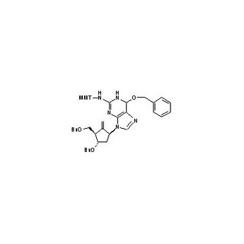 9H-Purin-2-amine,N-[(4-methoxyphenyl)diphenylmethyl]-9-[(1S,3R,4S)-2-methylene-4-(phenylmethoxy)-3-[