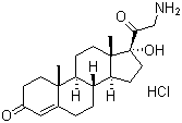 21-amino-17a-hydroxy-pregn-4-ene-3,20-dione, hydrochloride