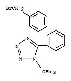 N-Triphenylmethyl-5-[(4’-bromomethyl)biphenyl-2-yl]tetrazole