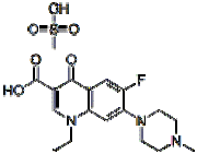 Pefloxacin mesylate