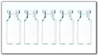 The Series of Tubular Injection Vials Glass