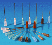 single-use sterile syringe needle