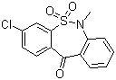 3-Chloro-6-methyl-dibenzo[c,f][1,2]thiazepin-11(6H)-one 5,5-dioxide