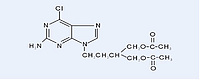 9-(4-acetoxy-3-acetoxymethylbut-1-yl)-2-amino-6-chloropurine