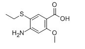  2-Methoxy-4-amino-5-ethylthiobenzoic acid
