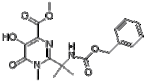 4-PYRIMIDINECARBOXYLIC ACID, 1,6-DIHYDRO-5-HYDROXY-1-METHYL-2-[1-METHYL-1-[[(PHENYLMETHOXY)CARBONYL]