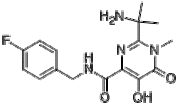 2-(1-AMINO-1-METHYLETHYL)-N-(4-FLUOROBENZYL)-5-HYDROXY-1-METHYL-6-OXO-1,6-DIHYDROPYRIMIDINE-4-CARBOX