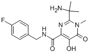 2-(1-AMINO-1-METHYLETHYL)-N-(4-FLUOROBENZYL)-5-HYDROXY-1-METHYL-6-OXO-1,6-DIHYDROPYRIMIDINE-4-CARBOX