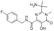 2-(1-AMINO-1-METHYLETHYL)-N-(4-FLUOROBENZYL)-5-HYDROXY-1-METHYL-6-OXO-1,6-DIHYDROPYRIMIDINE-4-CARBOX