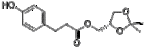 (4S)-(2,2-dimethyl-1,3-dioxolan-4-yl)-3-(4- hydroxybenzene) propanoic acid,methyl ester