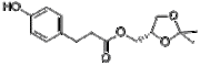 (4S)-(2,2-dimethyl-1,3-dioxolan-4-yl)-3-(4- hydroxybenzene) propanoic acid,methyl ester