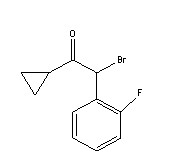 2-Bromo-2-(2-fluorophenyl)-1-cyclopropylethanone