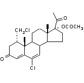 1a-Chloromethyl-6-Chloro-17a-Hydroxy-pregn-4,6-dien-3,20-dione-17-Acetate