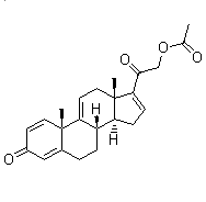 21-hydroxyPregna-1,4,9(11),16(17)-tetraen-3,20-dione-21-Acetate