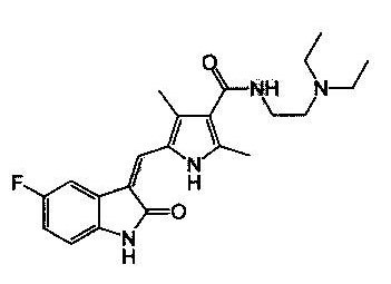 Sunitinib-other active pharmaceutical ingredients