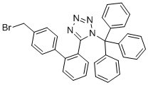 5-(4&acute;-Bromomethyl-1,1&acute;-biphenyl-2-yl)-1-triphenylmethyl-1H-tetrazole