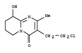 3-(2-Chloroethyl)-6,7,8,9-tetrahydro-9-hydroxy-2-methyl-4H-pyrido[1,2-a]pyrimidin-4-one
