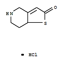 5,6,7,7a-tetrahydrothieno[3,2-c]pyridine-2(4H)-one HCl