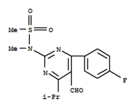 4-(4-Fluorophenyl)-6-Isopropyl-2-[(N-Methyl-N-Methylsulfonyl)Amino] Pyrimidinyl-5-Yl- Formyl
